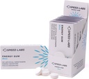 Velocità Labs Mint Natural Caffeine Energy Gum 25mg Caffeina, Taurina, B Vitamine Per Pezzo, 48 Pezzi (6 Pacchetti di 8) Zucchero Libero, Calorie Zero, naturalmente addolcito, senza glutine