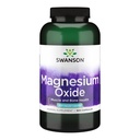 Swanson Magnesium Bone & Muscle Health Support 200 Milligrammi (2 Caps per 400 mg Serving Magnesium Oxide) 500 capsule