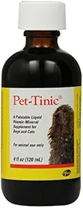 Pfizer Animal Pet-Tinic Vitamin-Mineral Supplemento per cani e gatti, 4-Ounce da Pfizer Animal