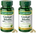 Bounty Ginkgo Biloba Estratto standardizzato 120 mg, Bottiglie di erbe, Capsule, 100 Conte, Confezione da 2