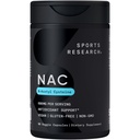 Ricerca sportiva N-Acetyl L-Cysteine (NAC) 600mg, 90 capsule vegetali - Vegan, Non OGM, Gluten Free.