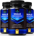 (3 Confezione) Pillole Max Vigor Blu per Uomo, Formula All-Natural per Maschio Fitness e Stamina, Capsule Premium per Nutrizione Giornaliera, Performance & Energy, Supplemento Ufficiale per Uomo Recensioni (180 Capsule)
