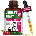 Trattamento Сat infezione del tratto urinario con mirtillo – Trattamento del cane UTI per la cura della vescica – Trattamento del gatto UTI per i reni – Supporto preventivo per la salute renale in gocce – 2 Oz