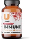 Integratore di immunità UMZU | Supporto di energia naturale e sistema immunitario con vitamina C, D, Elderberry, Zinco, Magnesio e Cordyceps (30 capsule)