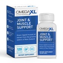 Integratore di sostegno congiunto OmegaXL - Supporto muscolare naturale, olio di Mussel verde, pillole di gel morbido, senza farmaci, 120 conte