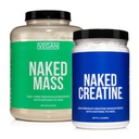 Bundle proteico senza soia NAKED: Creatina di massa vegana 8LB
