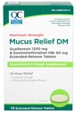 Scelta di qualità Massima resistenza Rilievo del muco DM, Suppressore della tosse e atteso, 12 ore di sollievo, Guaifenesin 1200 mg e Dextromethorphan HBr 60 mg Tabelle di rilascio prolungate, 14 conte