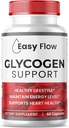(1 pacchetto) Easy Flow Glycogen, EasyFlow Glycogen Support Capsules, Glyco Optimizer Formula, Natural Blood Vessel Cleaner, Premium Easy Flow Glycogen Support (60 capsule)