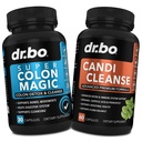 Colon Cleanser Detox & Candi Cleanse Pills - 15 giorni Colon Cleanse Pills con Probiotici & Oregano Supporto Supplemento Caprylic Acid Complex per Gut Bowel Movimento, Poop Intestinal Stomach Bloating