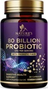 Integratore probiotico 80 miliardi di CFU + Prebiotici, Acidophilus Probiotic Supports Sistema immunitario e la salute digestiva, Supporta la costipazione occasionale, Supplemento per la salute femminile delle donne - 30 capsule