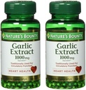 Estratto di aglio di Bounty della natura 1000 mg Softgels per il supporto cardiovascolare, 100 ea (pacchetto di 2)