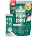 PetCultures Hip & Joint TriBiotic Powder, un integratore alimentare per la mobilità dei cani con probiotici, prebiotici e postbiotici Plus Glucosamine & Chondroitin - Made in USA