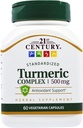 21st Century Turmeric Complex 500 mg - 60 Capsule Vegetariani, Confezione da 2