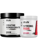 BARE PERFORMANCE NUTRITION BPN Creatina Monoidrato e forti rossi Bundle