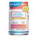 Probiotico Life-Space per le donne, 2 mesi di servizio, supporto sano microflora vaginale & Comfort, supplemento giornaliero per le donne, bilancia del pH con Lactobacillus rhamnosus, 6,3 miliardi di CFU & 6 Strains, 60 ct
