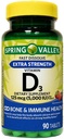 Supplemento dietetico, 125 Mcg (5.000 UI), aroma di fragola, 90