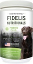 FIDELIS Probiotic Plus+ Probiotici per cani, salute del fegato digestivo, lievito, prurito pelle/orecchie, leccare le zampe, sicuro supplemento per il trattamento dei cani per animali domestici, adulto, grande e piccolo, fatto in USA, Duck Flavor, 120 Chews