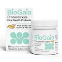BioGaia Prodentis Kids | Probiotici dentali per denti e gengive | Promuove Buona salute orale e salute del fegato Troppo | Probiotici orali | 30 Mele aromatizzate Lozenges | 1-Pack