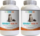 cat UTI Supplemento - CAT Urinary Health Formula - Support Bladder Health - Natural Complex - Estratto di mirtilli per gatti - 2 Bottiglia (180 Trattati)