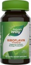 Via della natura Riboflavina Vitamina B2, Supporta la produzione di energia cellulare*, Vegan, 30 Tablets (Packaging May Vary)