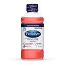 Pedialyte con soluzione elettrolita di supporto immunitario, bevanda di idratazione con zinco, selenio e magnesio, Punch di ciliegia, 1 litro