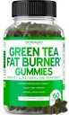 Green Tea Fat Burner peso perdita Gummies (60 conte) Fat Burner Donne - Appetite Suppressant supplemento di perdita di peso per gli uomini e le donne con mela aromatizzata - Terze Parti testate - USA Made