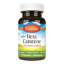 Carlson - Super Beta Carotene, 25000 IU (15 mg), Vitamina A come Beta Carotene, Biodisponibile e Forma Bioattiva, Salute Visione, Pelle sana, 100 Softgels
