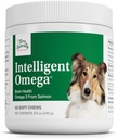 Terry Naturally Intelligent Omega - Dog Health Supplies for Heart, Brain & Eye Health - Forniture per animali domestici - Cuore, Cervello e Supporto per gli occhi per i cani - 60 Soft Chews