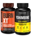 Bruciatore grasso di fabbrica Jacked con Yohimbine - Integratori termogenici per uomini e donne - Burn-XT bruciatore grasso termogenico & Yohimbine supplemento di resistenza 2.5mg, 270 capsule