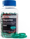 TIME-CAP Los Angeles, INC. Timely Ibuprofen 200mg - 160 Liquid Softgels - Dolphgels di sollievo del dolore e Riduttore di febbre - per il sollievo di mal di testa, dolore mestruale, dolori muscolari e artrite dolore