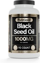 Capsule di olio di semi neri, 500 Mg, ad alta potenza ad alta potenza a freddo, 90 Count 100% Non OGM Pure Black Cumin Seed Oil Capsule