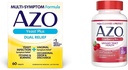 AZO Yeast Plus Dual Relief 60 compresse, lievito infezione & Vaginal Symptom Relief + Cranberry Pro Urinary Tract Health Supplement 600mg PACRAN, 1 Serving = Più di 1 bicchiere di succo di mirtillo 100 CT