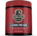 L-Lysine per gatti e gattini - 900 mg L Lisina polvere per gatti per l'immunità e il supporto respiratorio - Supplemento al gatto con L-Lysine, Prebiotics, Krill, & DMG per il sistema immunitario, Eye Health & Sneezing
