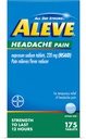 Tabelle di riduttore di mal di testa di Aleve & Fever, sodio di Naproxen, per mal di testa, medicina del dolore per gli adulti, pillole di sollievo di mal di testa, 175 Conte