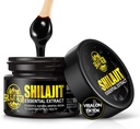 Boysea Organic Himalajit Resina Shilajit, 600mg Gold Grade Massima Potenza Naturale Organic Shilajit Resina per Uomini e Donne con 85+ Minerali Trace & Acido Fulvico per Focus & Energy, Immunità - 1.7 Ounce
