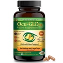 Ocu-GLO PB Vision Supplemento per cani di medie e grandi dimensioni – Facile da amministrare miscela di polvere con Luteina, acidi grassi Omega-3, estratto di semi di uva e antiossidanti per promuovere la salute degli occhi, capsule di polvere 90ct