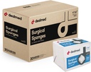 4" x 4" Spugni chirurgici, 8-Ply, non-Woven Absorbent Gauze Sponges for Wound Care, Kit di pronto soccorso e strutture mediche, 200 Conteggio (caso di 20)