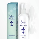 Lo spray per il soccorso promuove la pelle sana con acido ialuronico, aloe organico Vera e formula brevettata per Eczema, Rosacea, dermatite da radiazione, scottatura, rash, riduzione delle cicatrici 4 fl oz