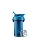 BlenderBottle Classic V2 Shaker Bottiglia perfetta per scuotere proteiche e pre allenamento, 20 once, Ocean Blue