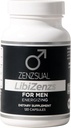 ZENZSUAL LibiZenzs Uomo - Integratore alimentare Naturale Miscela con Ginseng, Radice Maca, Ashwagandha - Aumenta livelli di testosterone - Gluten Free (120 capsule)