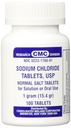 Tabelle di cloruro di sodio 1 Gm, compresse di sale normali USP - 100 compresse