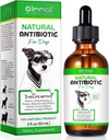Integratore di Antibiotici di Cane Naturale – Gocce di antibiotici di erbe per l'immunità, l'allergia e il supporto della pelle – Itchy Skin, Ear & Hot Spot Relief – per tutte le razze