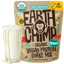 TerraChimp Organic Vegan Protein Powder - con Probiotici - Non OGM, Dairy Free, Non Whey, Plant Based Protein Powder per Donne e Uomini, Gluten Free - 52 Servings 64 Oz (Plain & Unsweetened) No Scoop