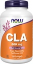 NOW Supplementi, CLA (acido linoleico coniugato) 800 mg, olio nutrizionale, 180 Softgels