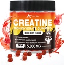 Creatina Monoidrato Gummies per Uomini e Donne - 5g Creatina Monoidrato Per Serve, Supporti Allenamento, Zucchero Zero, 120 Vegan Supplement Gummies