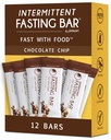 Prolon Fasting Bars | 5g Protein, 7g Fiber | Keto-Friendly, Gluten-Free, Dairy-Free, Plant-Based | Nutrizione per il digiuno intermittente | Formulato per non rompere il vostro Fast | Chocolate Chip (12 Conte)