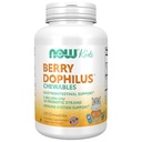 NOW Integratori alimentari, BerryDophilusTM con 2 miliardi, 10 Strains Probiotici, Xylitol Sweetened, Strain Verified, 120 Chewables, imballaggio può variare