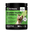 Salute della vescica di mirtillo per cani – Contiene ingredienti attivi - Cranberry & D-Mannose per aiutare il supporto della salute del tratto urinario del cane, supporto della vescica del cane, & supporto del rene per cani (Bacon)