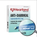 Loperamide HCL 2mg Caplet | Medicina antidiarrale | Rilievo di diarrea | Blister Pack | USA Prodotto | 24 Capelli