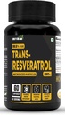 Trans Resveratrolo 250MG Capsule - 99,5% Pure Micronized e ad alta biodisponibilità Supplemento | Slow Down Aging, Proven potente antiossidante | Migliora il metabolismo e la salute del cuore (120 capsule)